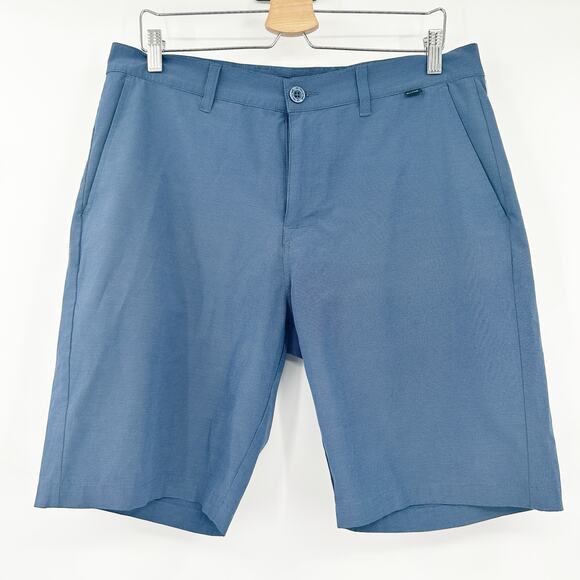 Travis Mathew Mens Beck Stretch Casual Outdoor Chino Bermuda Golf Shorts Size 34 - Picture 2 of 7